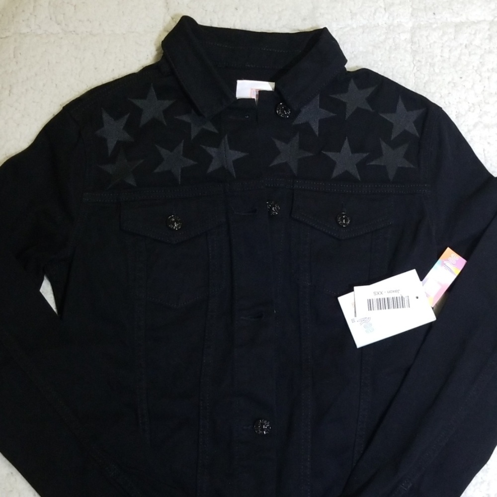 New Lularoe Jaxson black with stars XXS